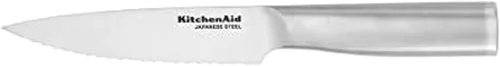 Vista 11 de KitchenAid Cuchillo de pelar gourmet de acero inoxidable forjado con cubierta de hoja de ajuste personalizado, 3.5 pulgadas, cuchillo de cocina