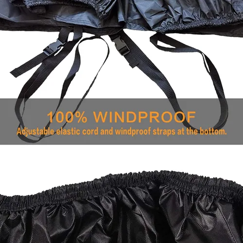 Vista 4 de Cubierta UTV impermeable resistente tela Oxford para todo tipo de clima, cubiertas de protección para Polaris RZR Ranger Can-Am Defender Teryx