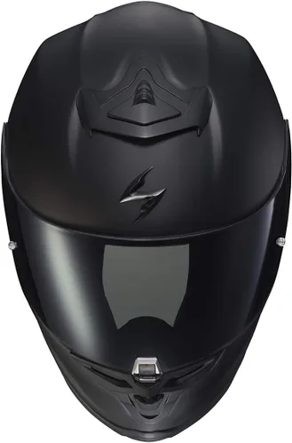 Vista 6 de ScorpionEXO R1 Air Casco de Motocicleta de Cara Completa con Escudo Pinlock y Bolsillos para Altavoces Listos para Bluetooth DOT ECE Sólido