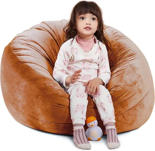 Vista 10 de Funda para silla puf, almacenamiento de animales de peluche, organizador de juguetes de felpa, funda para sillas de puf para niños, adolescentes