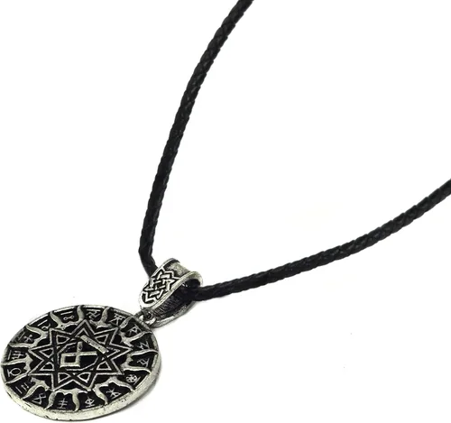 Vista 3 de KOKOSHELL Viking Mjolnir - Collar para hombre Thor Hammer de acero inoxidable con colgante de Odin para mujer