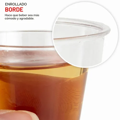 Vista 5 de Stock Your Home Paquete de 100 vasos de chupito de plástico (1 onza), vasos desechables transparentes para chupitos de gelatina, degustación