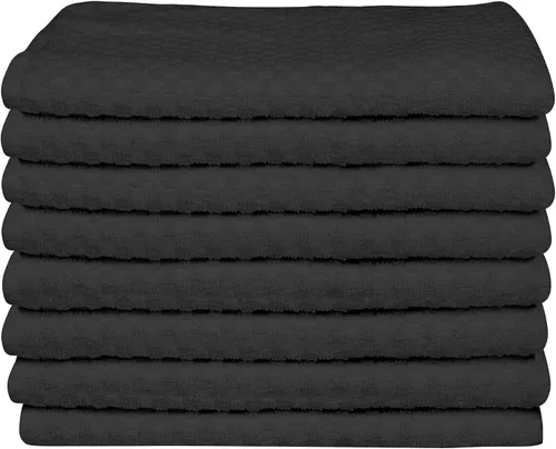 Vista 12 de DG Collections Toallas de cocina gris ceniza, paños de cocina de rizo 100% algodón para limpieza, secado y altamente absorbente, paño de cocina