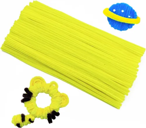 Vista 14 de Eppingwin Limpiapipas multicolor, tallos de felpilla de 12 pulgadas para manualidades, limpiapipas, suministros de manualidades para proyectos