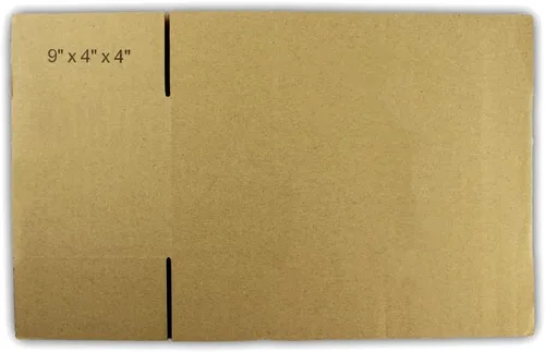 Vista 5 de EcoSwift 50 cajas de embalaje de la cartulina acanalada 9x4x4 que envían por correo los cartones móviles de la caja de envío