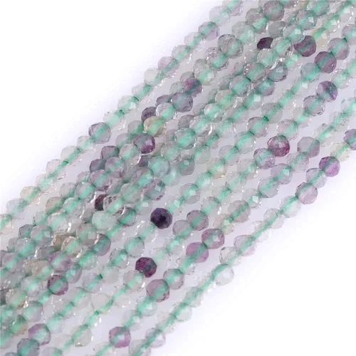 Vista 8 de GEM-Inside Cuentas espaciadoras redondas facetadas de gemas de lapislázuli azul natural semipreciosas de 2mm para hacer joyas 15