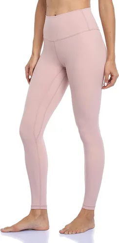 Vista 15 de Colorfulkoala Pantalones de yoga suaves de cintura alta para mujer, leggings de longitud completa Negro