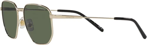 Vista 4 de ARNETTE Gafas de sol cuadradas An3086 Sling para hombre, Oro claroverde oscuro