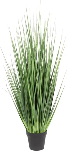 Vista 9 de Vickerman Hierba verde artificial extra completa de 36 pulgadas para uso diario con maceta de plástico negro, decoración de plantas de césped
