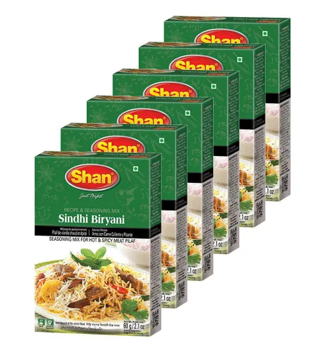 Vista 270 de Shan Chicken 65 - Mezcla de recetas y condimentos de 2.1 oz (60 g) - Polvo de especias para pollo frito picante agridulce - Adecuado