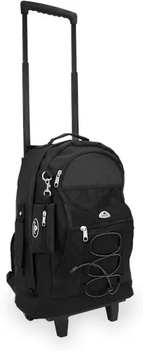 Vista 5 de Everest Mochila con ruedas, Negro -, Mochila con ruedas