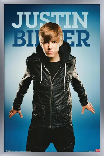 Vista 9 de Trends International Justin Bieber - Fly Wall Poster, 14.725" x 22.375", Barnwood Framed Version