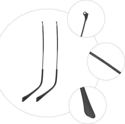 Vista 5 de NUOBESTY Kit de reparación de lentes de metal universal de repuesto de patillas cómodas y resistentes para brazos
