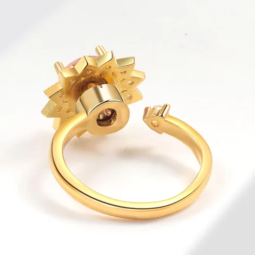 Vista 128 de Anillo de plata de ley 925, minimalista, ajustable, hecho a mano, para mujeres y niñas