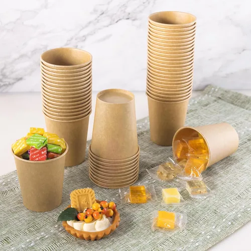 Vista 5 de LITOPAK - Paquete de 300 tazas de café desechables, vasos de papel kraft de 8 onzas 300-KRAFT-8OZ