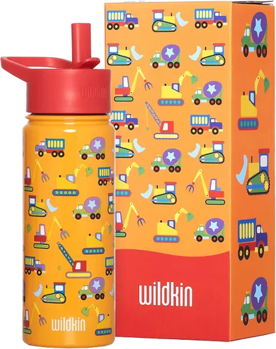 Vista 12 de Wildkin Kids - Botella de agua de acero inoxidable de 14 onzas para niños – Sin BPA, a prueba de fugas, aislada, fácil de limpiar - Ballerina