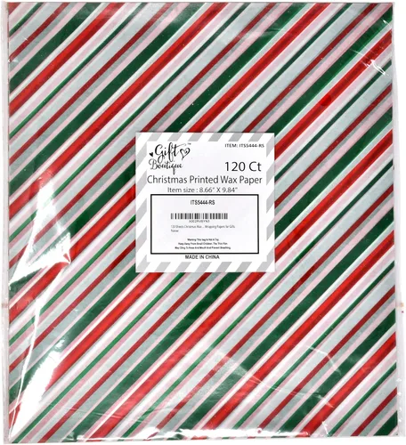 Vista 6 de Gift Boutique 120 hojas de papel encerado de Navidad