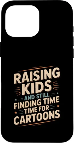 Vista 19 de Raising Kids and Still Finding Time Time for Cartoons Humor Case for iPhone XR