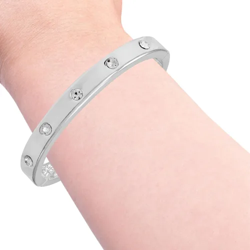 Vista 3 de Guess Bisagra estrecha con brazalete de cristal