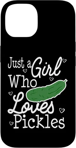 Vista 4 de Pickles Just A Girl Who Loves Funny Case for iPhone 16