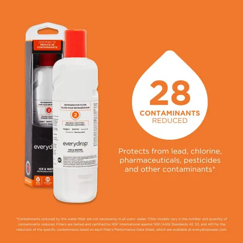 Vista 7 de Everydrop by Whirlpool Paquete de filtro de hielo y filtro de agua para refrigerador (F2WC9I1 + EDR2RXD1)