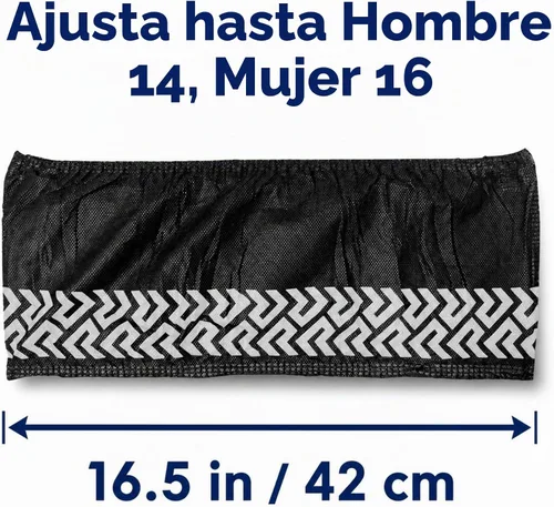 Vista 4 de Paquete de 100 fundas negras desechables extragrandes para botas y zapatos. Botines reutilizables resistentes al agua duraderos con peldaños