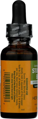 Vista 4 de Herb Pharm Certificado orgánico Stoneroot Blend extracto líquido para apoyo cardiovascular y circulatorio, 1 onza