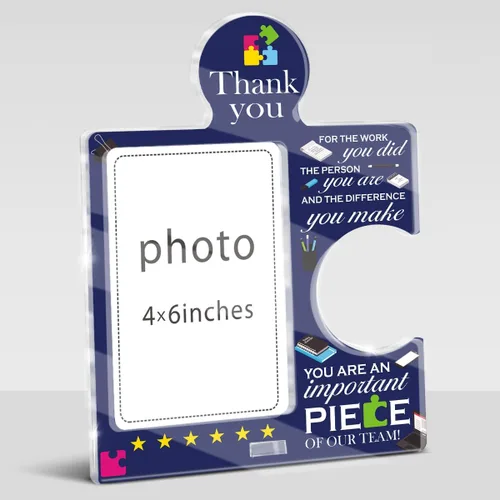 Vista 19 de Regalos de agradecimiento para empleados, marco de fotos de equipo de 4 x 6 pulgadas, regalos de agradecimiento para compañeros de trabajo, regalo