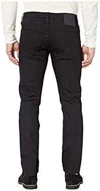 Vista 3 de Sin marca The Brand Skinny en 11 oz sólido negro elástico Selvedge