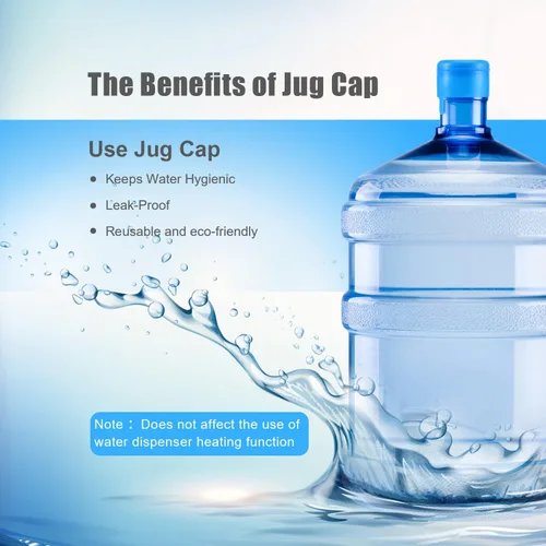 Vista 3 de Tapas de repuesto para botellas de agua de 3 y 5 galones, paquete de 20