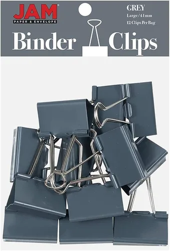 Vista 19 de Broches aprietapapeles JAM Paper®, Blanco