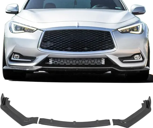 Vista 9 de SCITOO Alerón de borde delantero con acabado en negro brillante, compatible con Dodge Charger 2011-2014