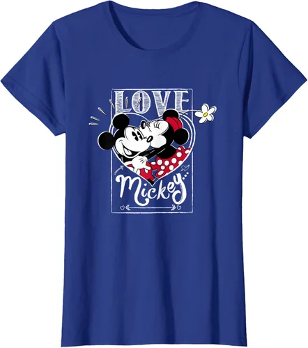 Vista 76 de Disney Mickey & Minnie Mouse Love Mickey - Camiseta para el día de San Valentín
