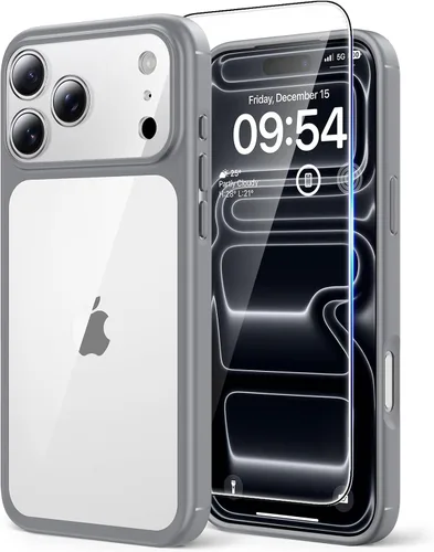 Vista 31 de TAURI Funda para iPhone 17, antiamarilleamiento con protector de pantalla, protección de grado militar, a prueba de golpes, delgada para iPhone 17