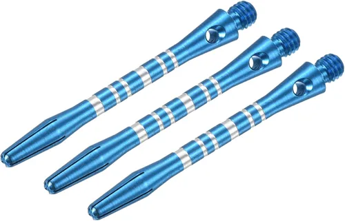 Vista 8 de PATIKIL Dart Shafts - Tallos de dardos de aluminio de rosca mediana de 2BA, accesorios de lanzamiento para puntas de acero Negro