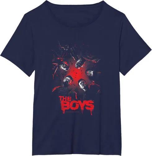Vista 6 de The Boys The Boys Group Photo Superhero TV Show - Camiseta Negro