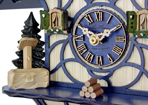 Vista 5 de Reloj Cuco - Azul Mágico