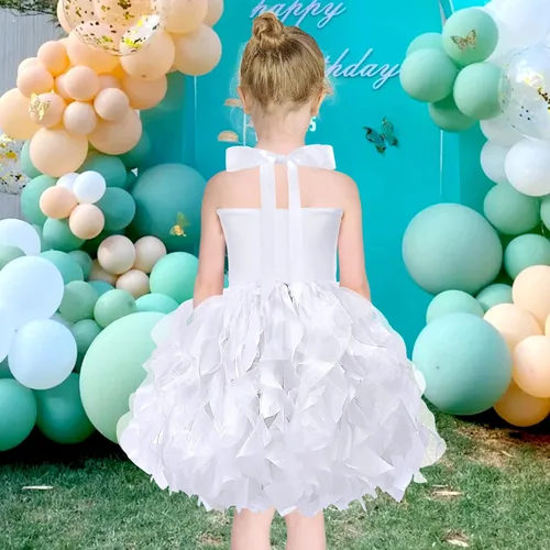 Vista 9 de Leegleri Tutu Dress for Girls Tulle Birthdya Party Dress Up for Girls Sequin Princess Gift Costume Outfit for Kids