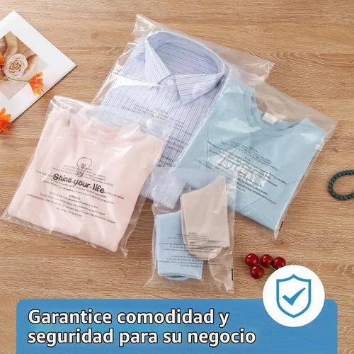Vista 5 de iMailer - 100 unidades - 6 x 9 pulgadas, bolsas de polietileno transparentes con advertencia de asfixia autosellantes 1.6 mil para tarjetas y sobres