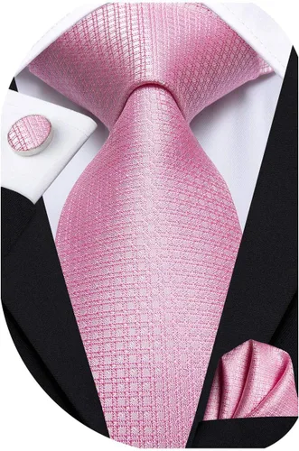 Vista 44 de Dubulle Corbata tejida de cachemira para hombre y gemelos de pañuelo para hombre, conjunto de gemelos para boda formal y negocios