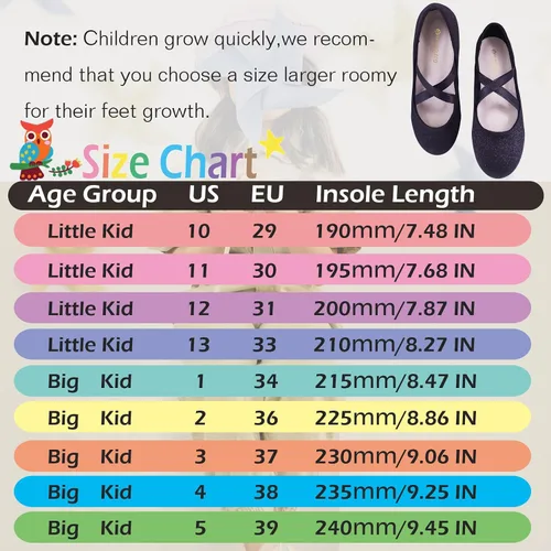 Vista 6 de Zapatos planos Mary Jane para niña, zapatos de ballet, zapatos de príncipes brillantes, zapatos de fiesta, vestido de boda, bailarinas para niños