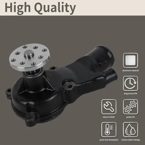 Vista 5 de 65142A1 Bomba de agua de circulación marina apta para Volvo Penta MerCruiser OMC GM Sierra 2.5L 3.0L 4.0L Reemplaza# 3854017 984360 814755 18-3575