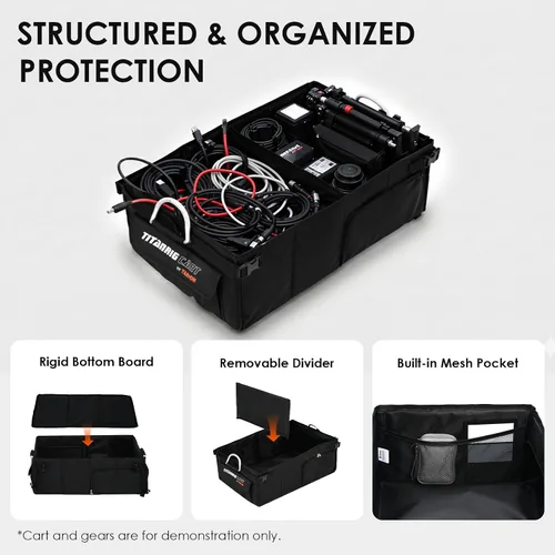Vista 4 de TARION Video Producción Carro Accesorios Caja Plegable Titanrig Organizador