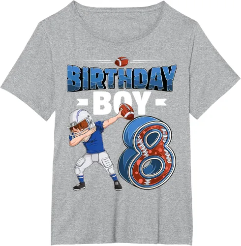 Vista 60 de Dabbing Boy - Camiseta de 8 años de fútbol americano americano, Negro, S