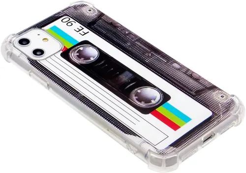 Vista 3 de FAteam - Funda para iPhone 11, acabado mate, resistente, suave, con esquinas reforzadas, TPU suave, parachoques retro, funda compatible con iPhone 11