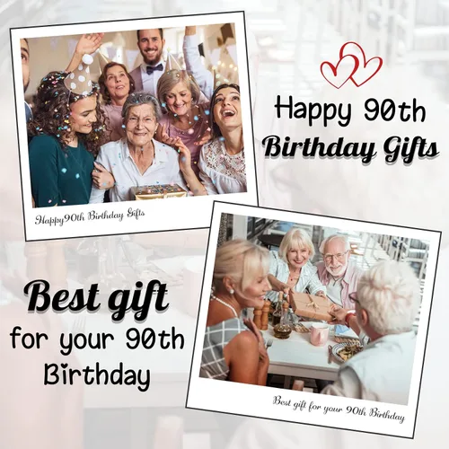 Vista 7 de Regalos de cumpleaños 90 para mujeres y hombres – Regreso en 1936-90 años, regalos de cumpleaños para hombres, manta de 60 pulgadas de largo x 50