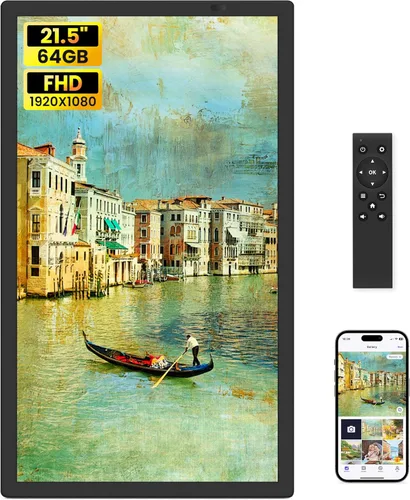 Vista 11 de Uhale - Marco de fotos digital de 10.1 pulgadas con almacenamiento de 32GB compatible con tarjeta SD, marcos de fotos electrónicos con pantalla