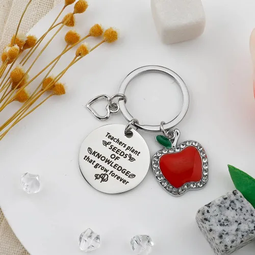Vista 3 de IFFMU Regalos de agradecimiento para profesores para mujeres, hombres, regalos de graduación para profesores, regalos de jubilación, llavero