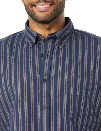 Vista 5 de Goodthreads Camisa ajustada de manga corta con bolsillo para hombre