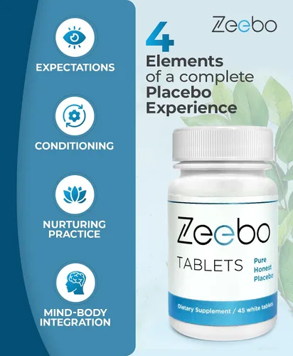 Vista 3 de Zeebo Píldoras de placebo - Elija forma de tableta o cápsula (tabletas)